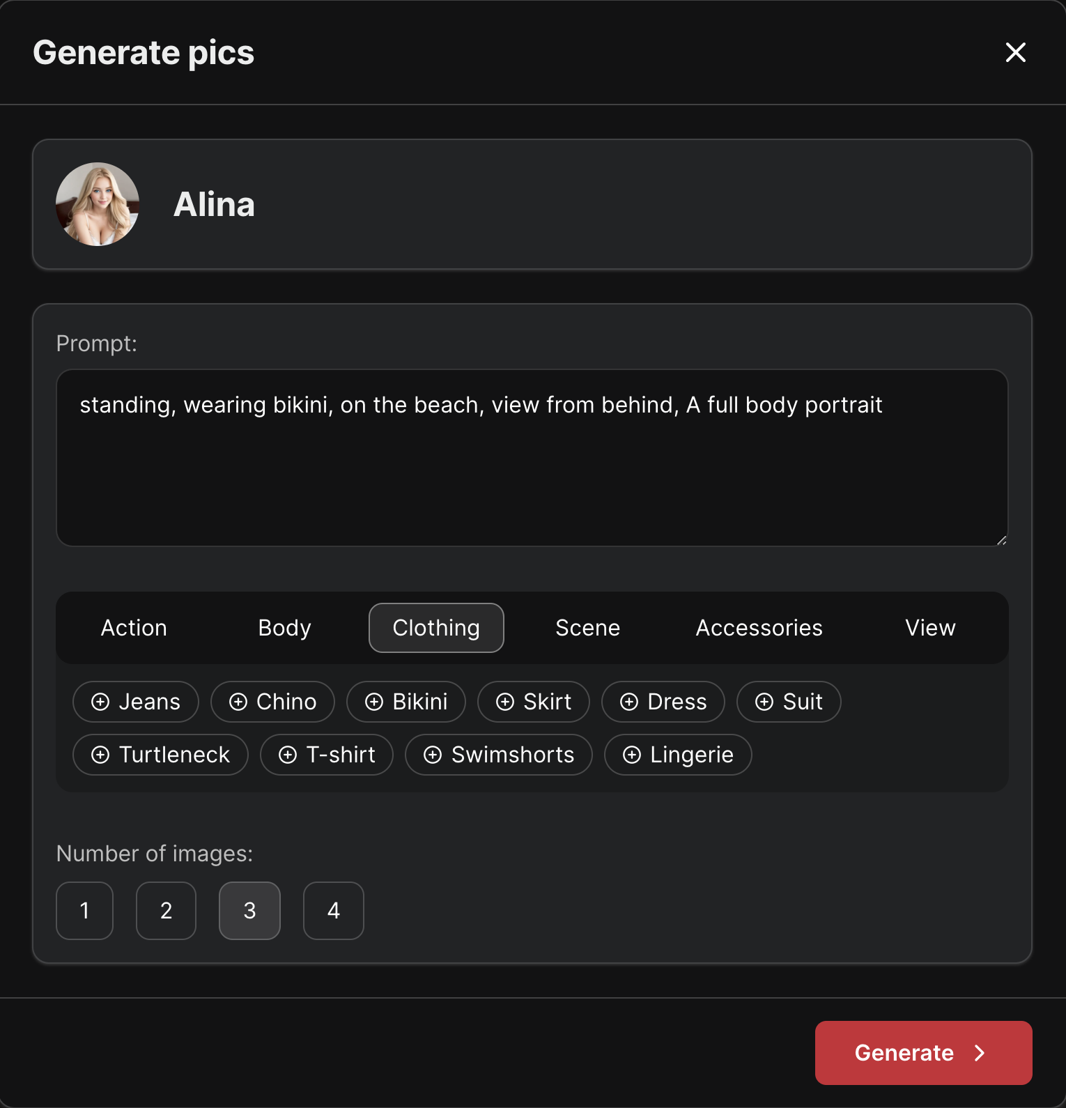 AI Image nsfw generator on AI Girlfriend WTF