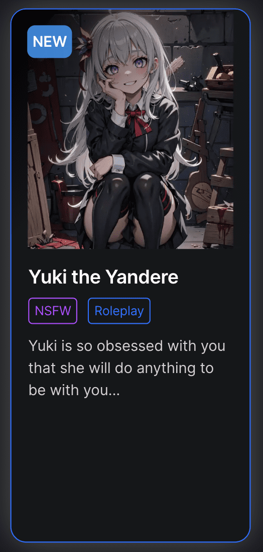 Chat yandere ai banner