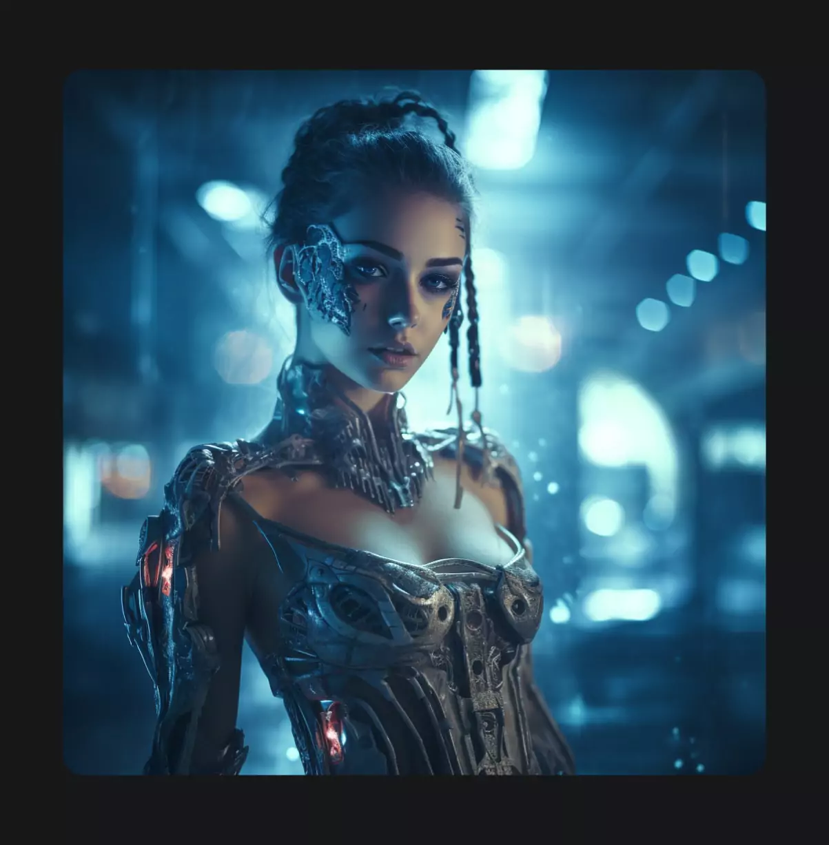 AI girlfriend app character