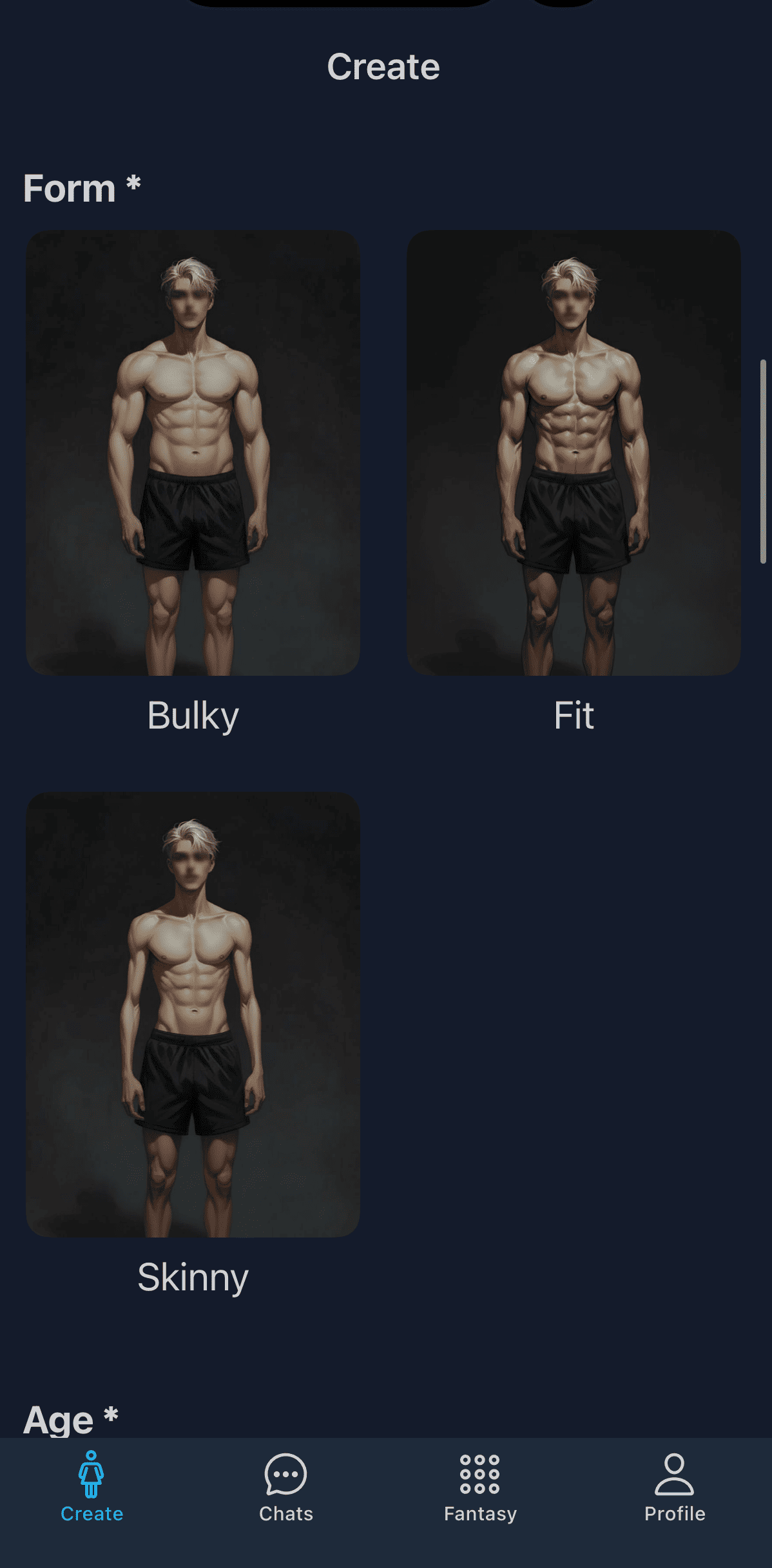 AI gay porn generator — customize boyfriend body type on SpicyBF