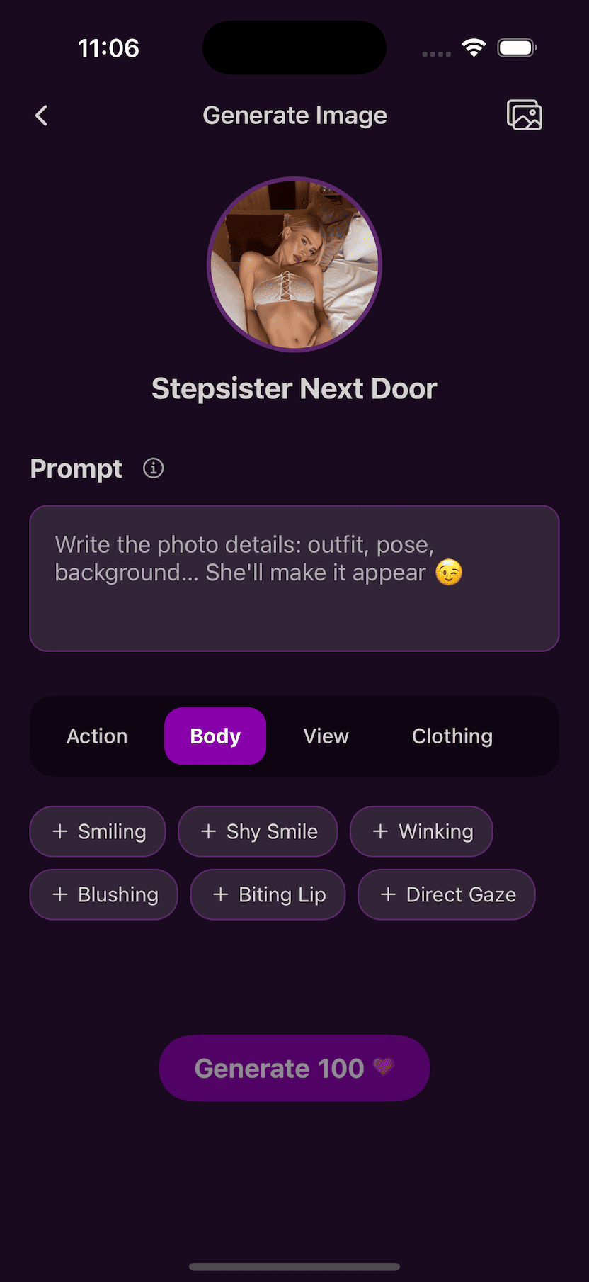 Control her however you like